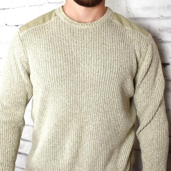 Northwest Territory Oatmeal Cotton Knit Crewneck Sweater - Picture 2 of 4